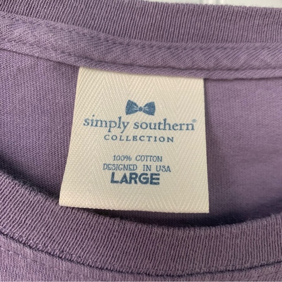 Simply Southern (Large) “Taco Life” Purple Short Sleeve T-Shirt - Picture 2 of 5